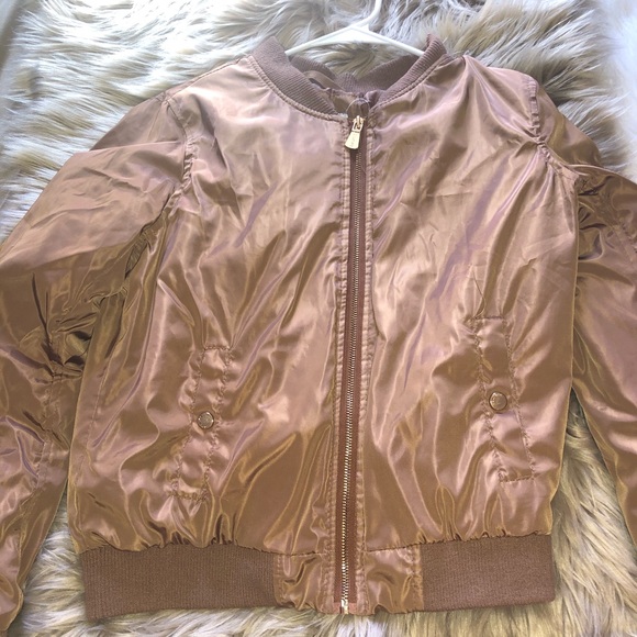 Marezzi Couture Jackets & Blazers - Marezzi Tan Bomber Jacket